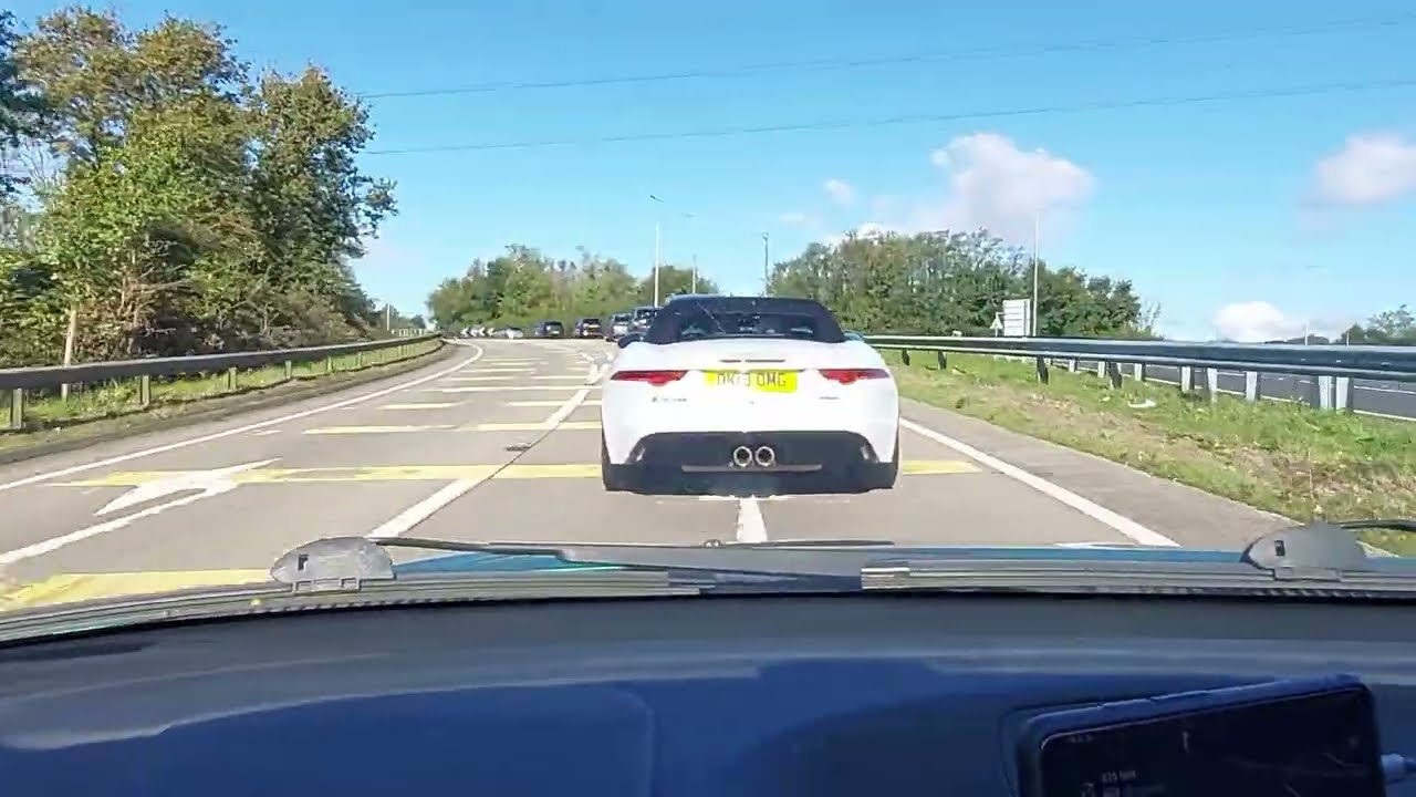 Barry to Hanley Farm, Driving in Wales Time Lapse