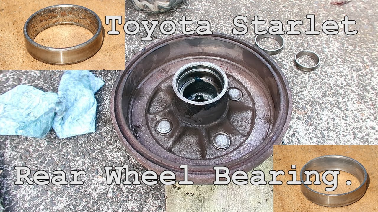 Toyota Starlet.  Rear Wheel Bearing.