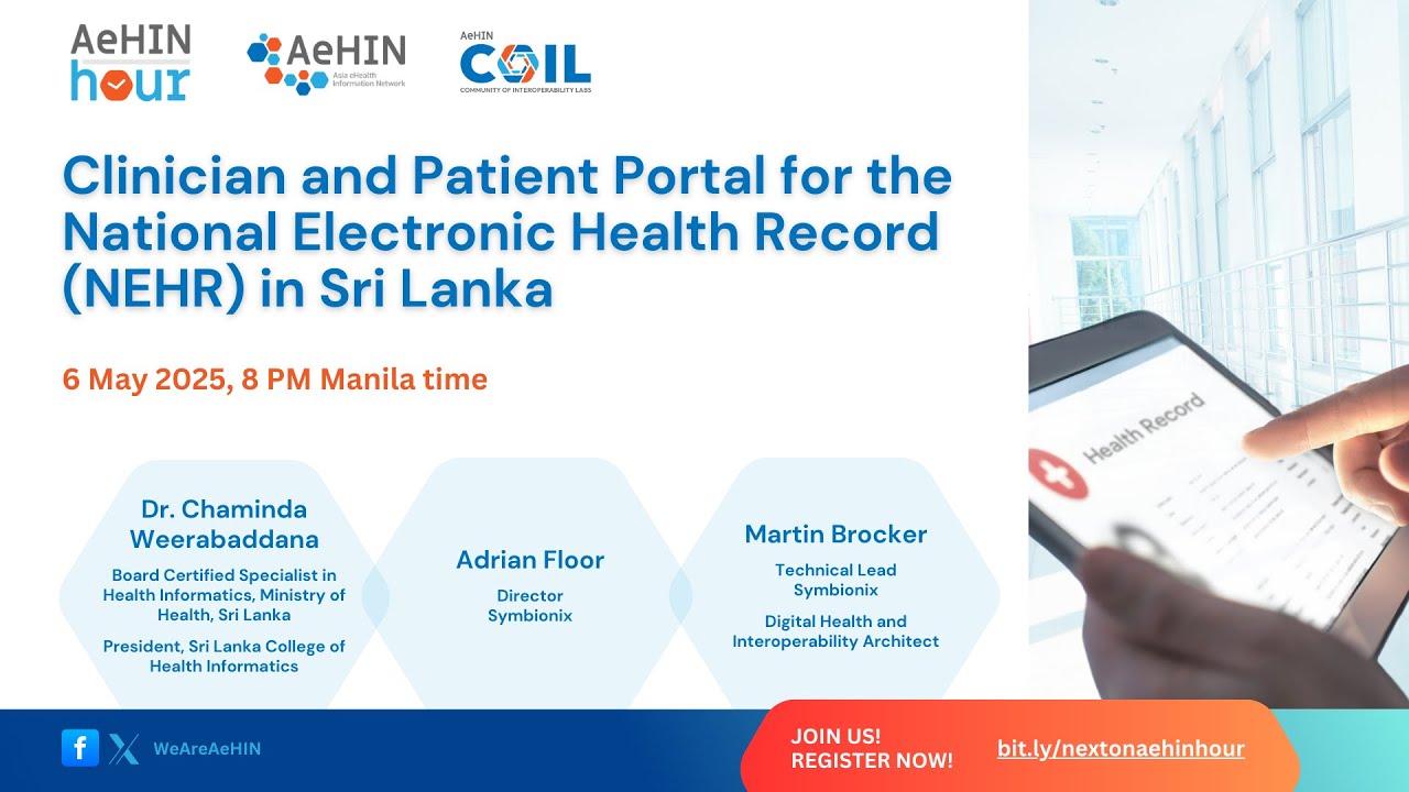 Clinician and Patient Portal for the National Electronic Health Record (NEHR) in Sri Lanka