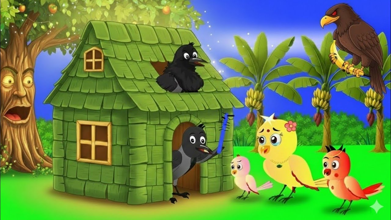 Jadui grass  ka ghar |Chidiya Wala Cartoon | Tuni Achi Cartoon | Hindi Kahani | Chichu TV