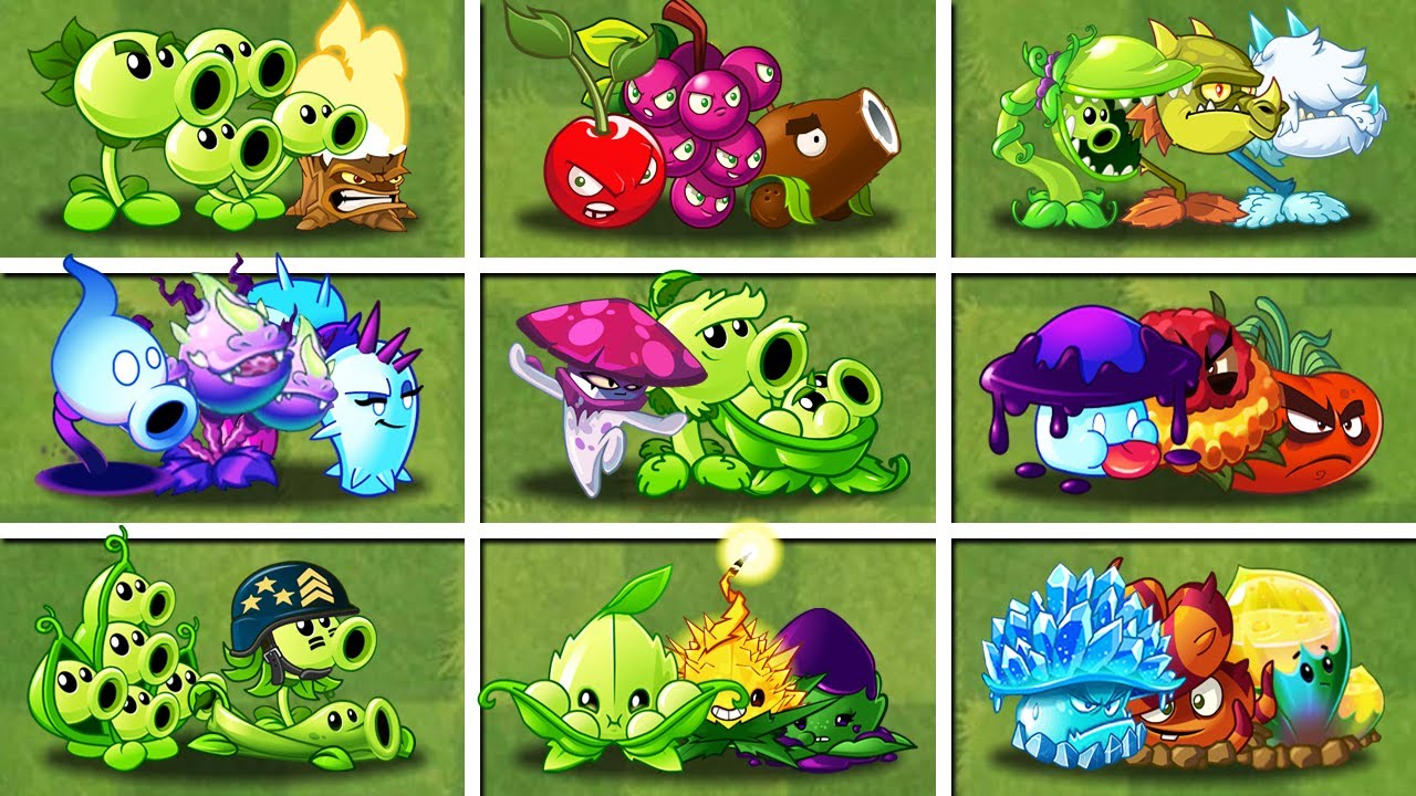 Best 20 Team 3 Plants - Who Will Win? - PvZ 2 Team Plants Battlez