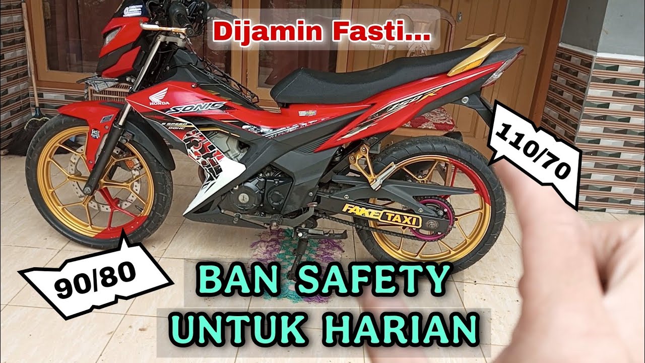 Honda SONIC 150R Pakai Ban 110 dan 90 | Kelebihan dan Kekuatan 