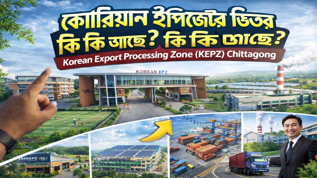 কোরিয়ান ইপিজেটের ভিতর কি কি আছে || Korean Export Processing Zone (KEPZ) Chittagong