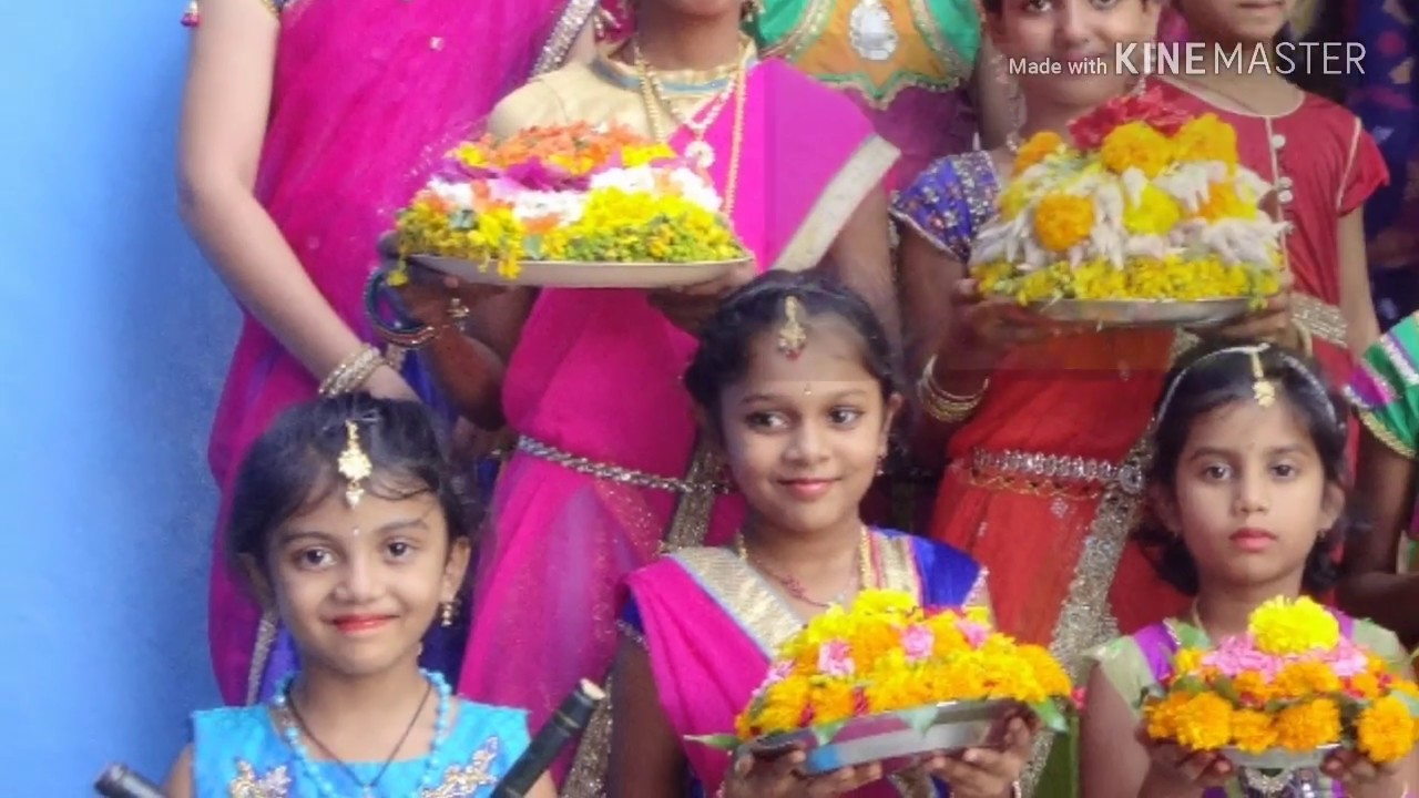 Ekashila high school Bathukamma celebrations 2018 promo
