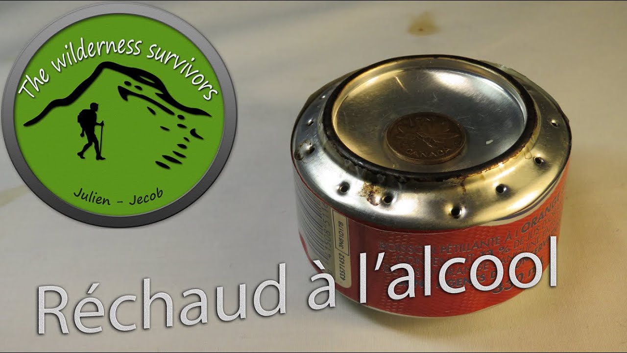Comment fabriquer un réchaud à alcool simple - Modèle 1