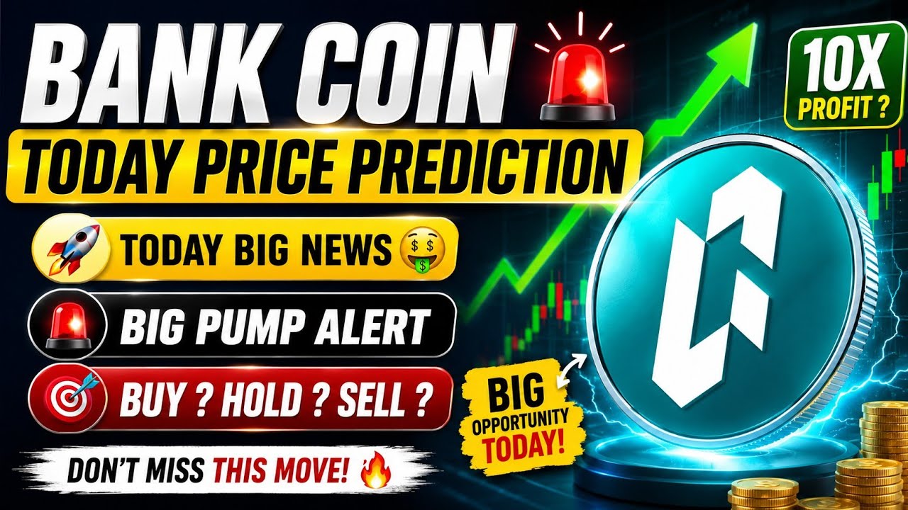 Bank coin price prediction 2026 | Bank coin analysis | Bank coin latest news | Bank coin today news