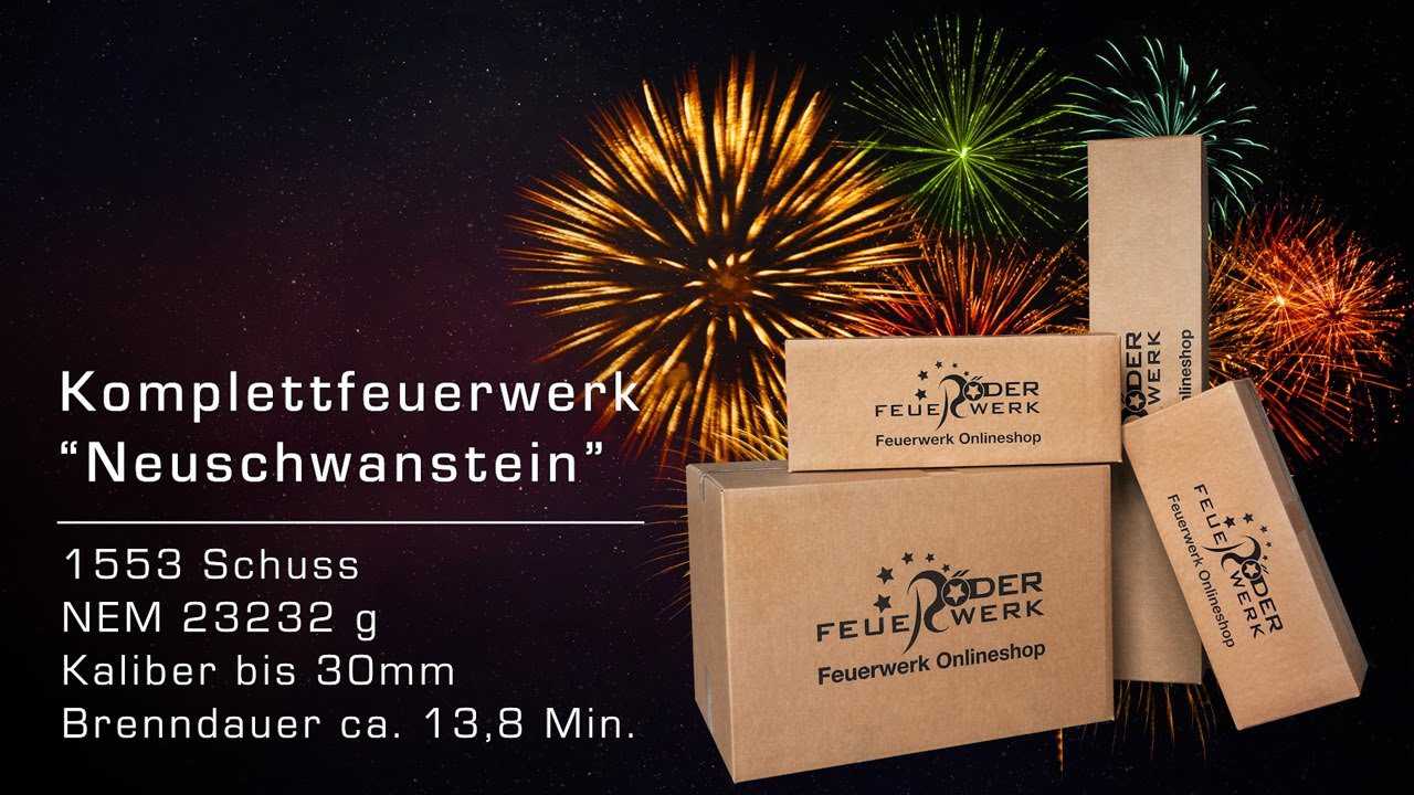 Komplettfeuerwerk Neuschwanstein - Röder Feuerwerk