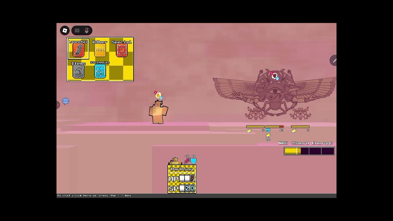 Fighting all the bosses