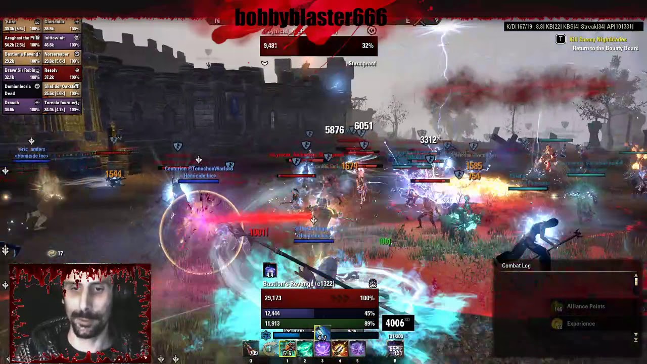 ESO PVP CYRODIIL Large scale warfare AD vs DC out front AF keep
