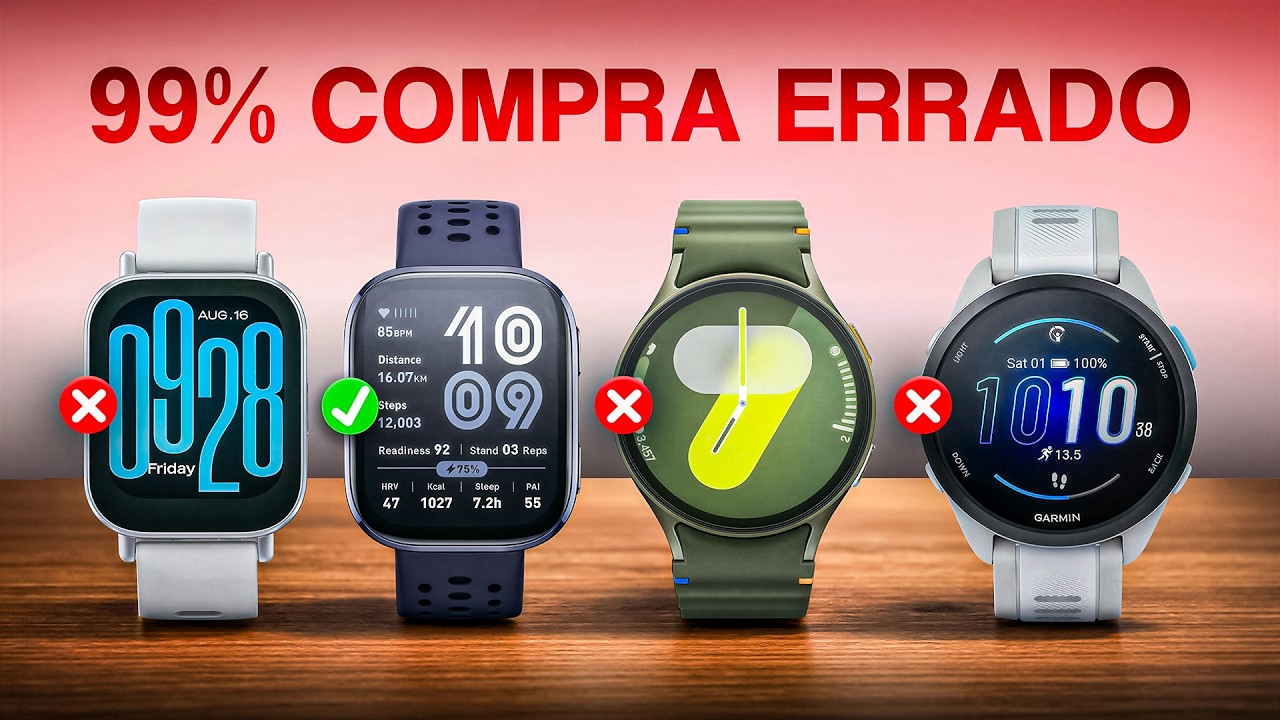 Não compre SMARTWATCH em 2026 antes de ver ISSO! (99% ERRA na Compra)