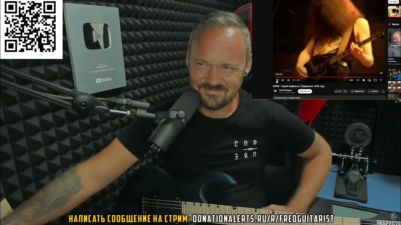 Fredguitarist про уровень музыкантов группы Ария