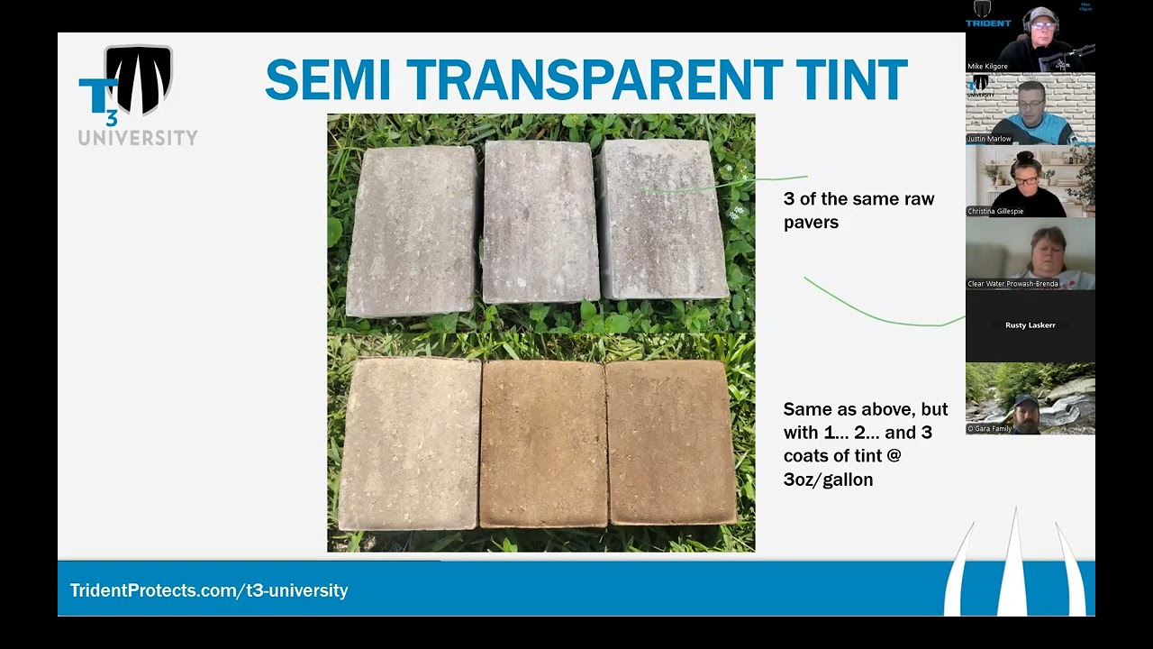 Trident Winter Series - How and When to Tint Pavers or Concrete