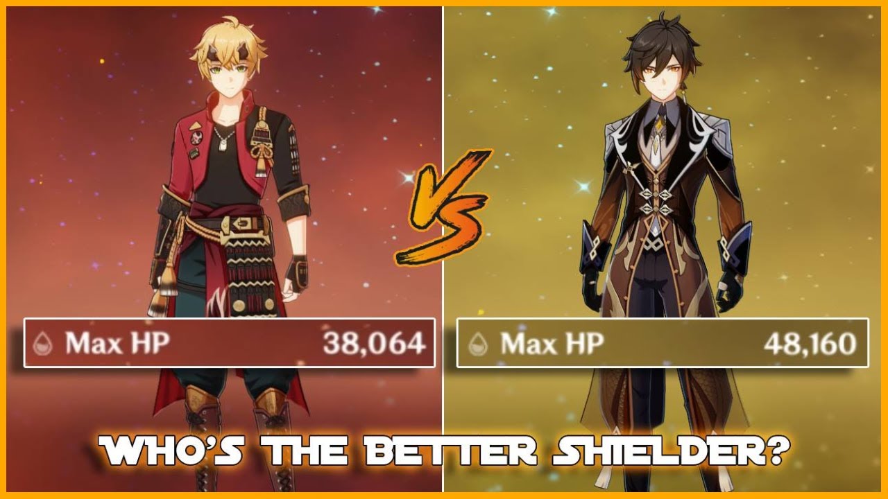 Thoma vs Zhongli Shield Comparison | Genshin Impact