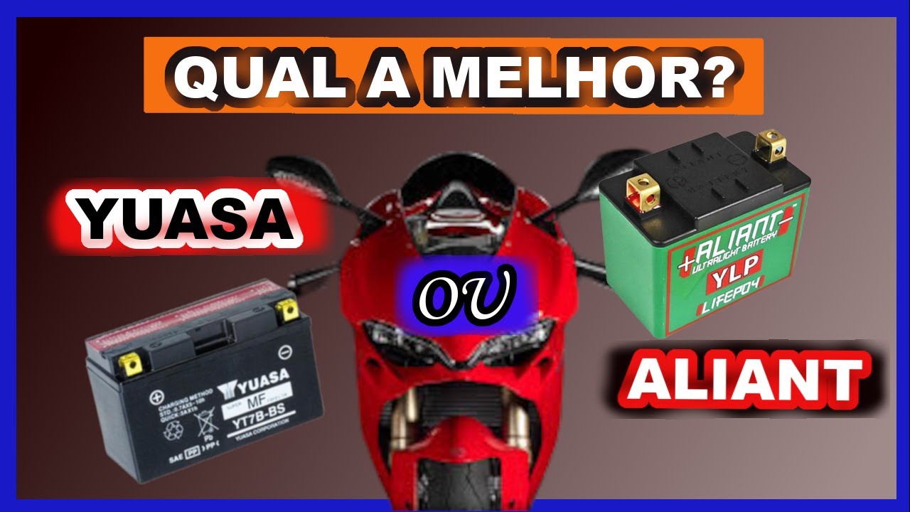 Bateria de Lítio x Bateria convencional, Aliant ou Yuasa? Fui fazer o teste, será que rola?