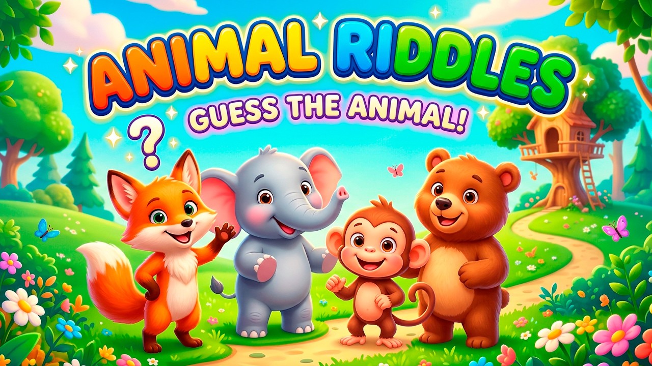 Animal Riddles for Kids in English 🐾 Guess the Animal!
