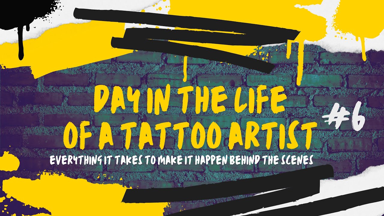 Tattoo Artist Day In The Life - Vlog # 6- #tattoo #tattoos #tattooartist #dailyvlog #tattooed
