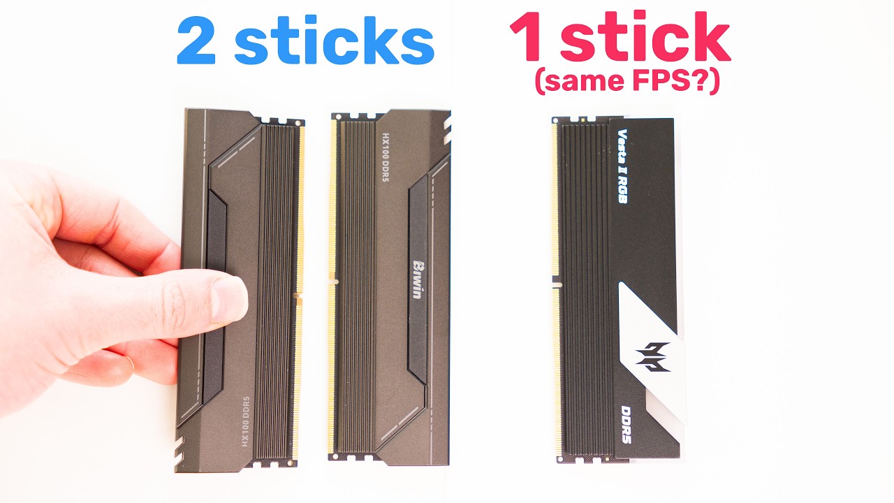 Сравнение 1 и 2 модулей DDR5 — потеря FPS... ничтожна?!