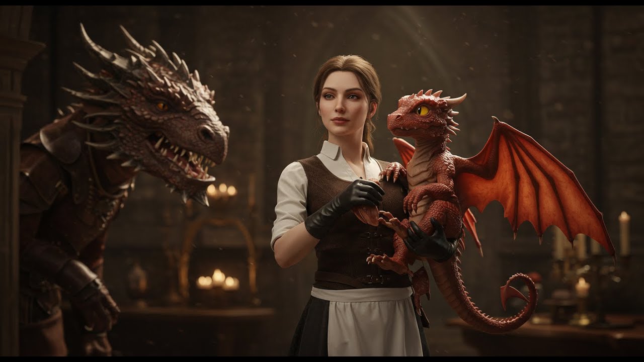 Baby Dragon Injured &ndash; Human Waitress Saves Him, Dragon Emperor Can&rsquo;t Believe It!