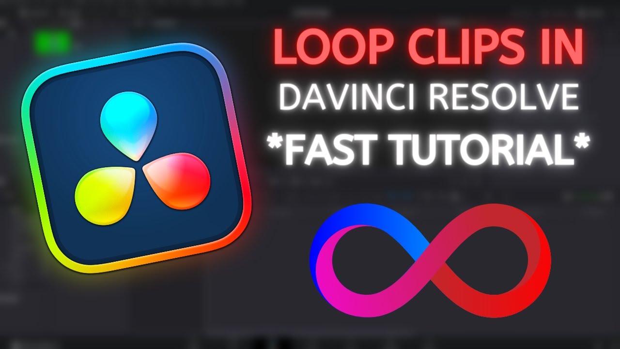 How to PERFECTLY loop clips in Davinci Resolve *FAST TUTORIAL*