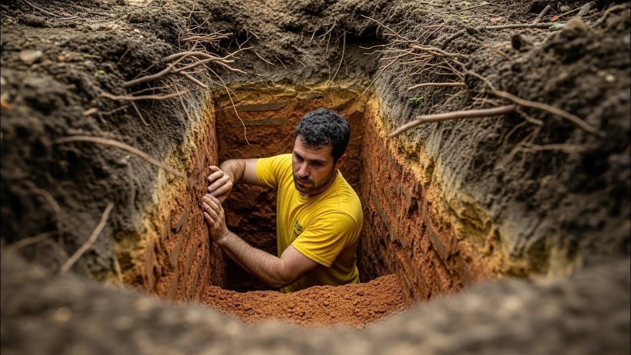I Built a Secret Underground Glass Shelter Beneath a Living Forest — No One Can See It Above Ground