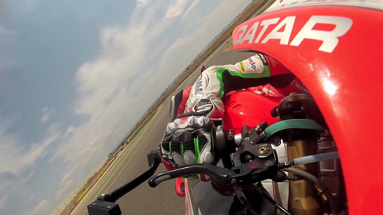 QMMF test Aragon lap team mate in tow 2014 ANTHONY WEST