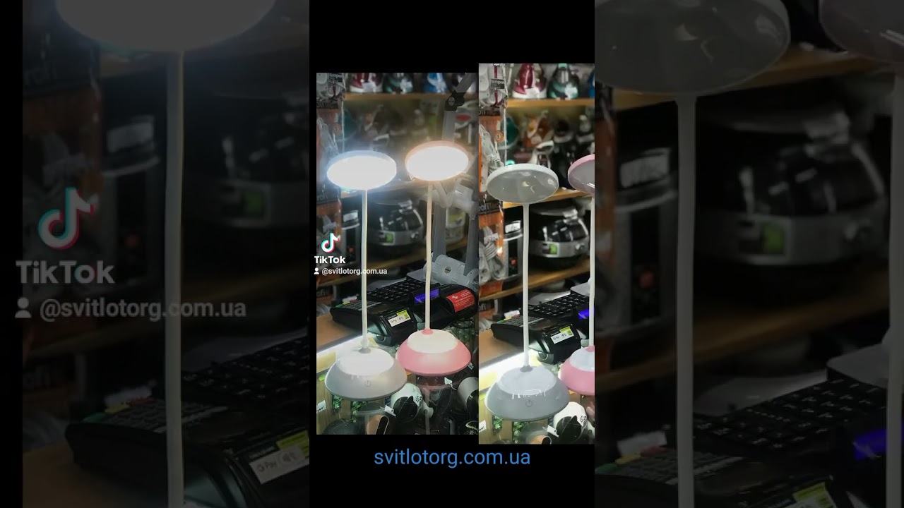 LED ЛАМПА НАСТIЛЬНА З АКУМУЛЯТОРОМ TITANUM TLTF-022P 7W 3000-6500K USB svitlotorg.com.ua