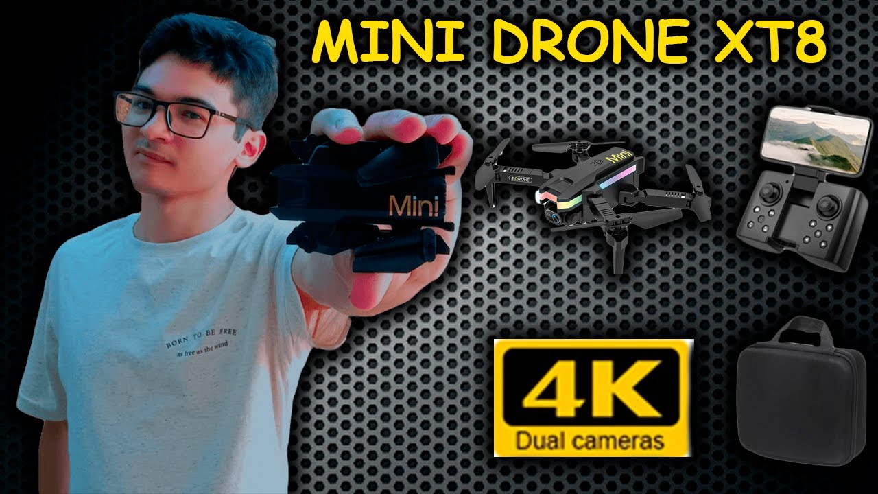 Mini Drone XT8 vale a pena comprar? Unboxing e Review