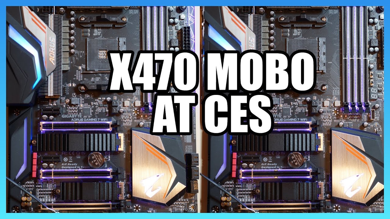 First AMD X470 Motherboard at CES: Gigabyte Gaming 7 WiFi