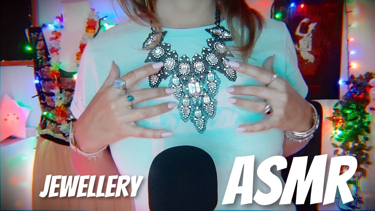 ASMR Jewellery Tapping & Hand Sounds 💙
