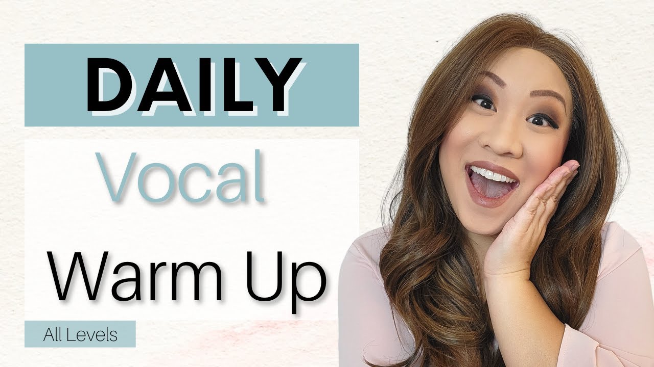 DAILY VOCAL WARM UP #1 To Get Ready To Sing Follow Along