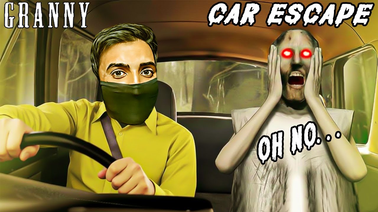 Granny Chapter 1 Car Escape Full Gameplay | All Car Items Found 😱🚗