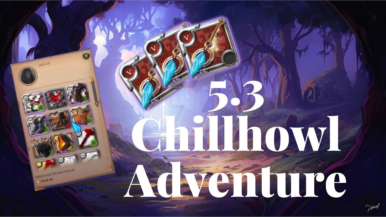 The DANGER of a 5.3 Chillhowl in Mist | Albion Online