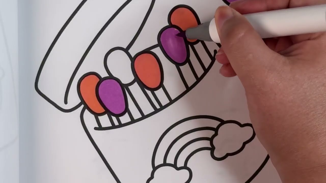 ASMR for Sleep | Coloring my own Coloring book 