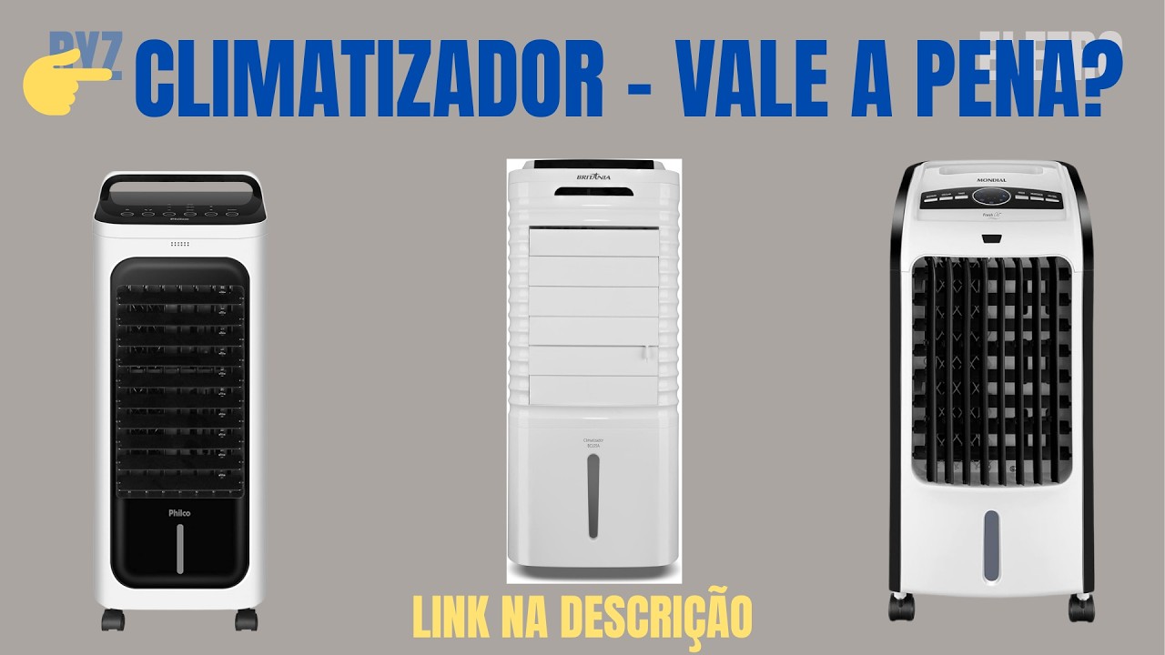 🚨 CLIMATIZADOR PHILCO PCL10QF VS BRITÂNIA 4 EM 1 VS MONDIAL FRESH AIR