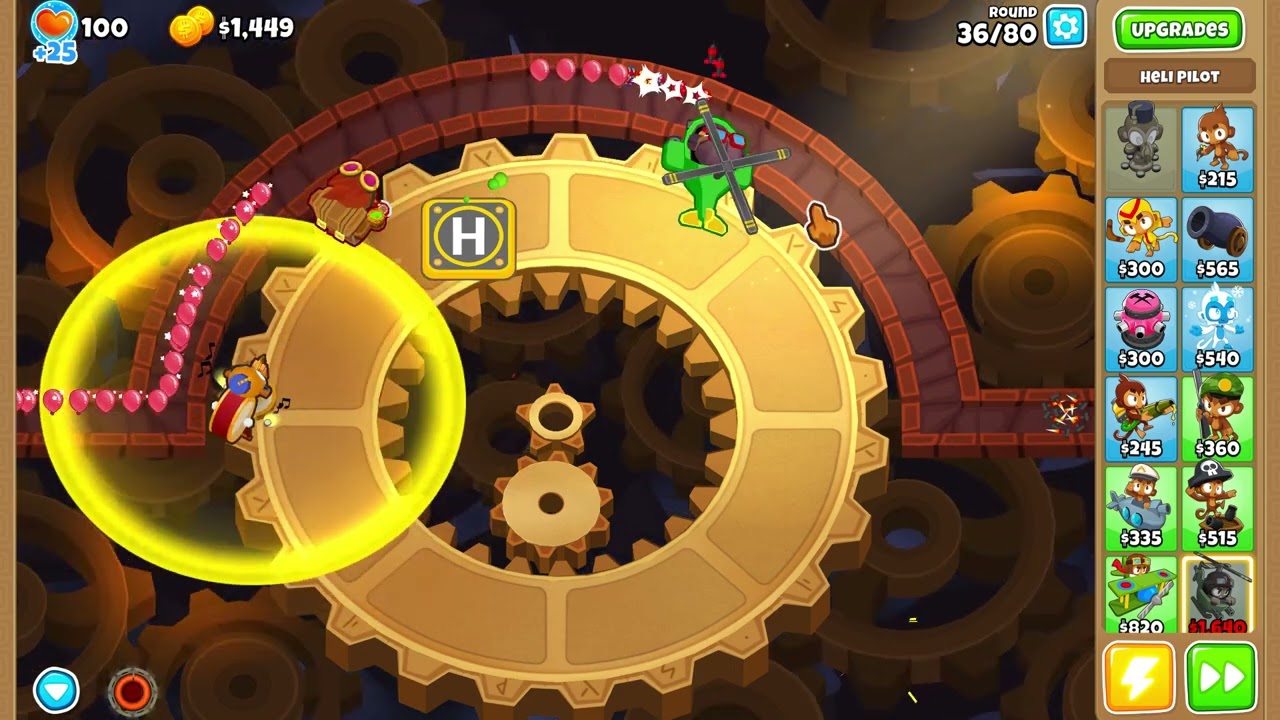 Geared Half Cash ft. Heli Pilot Micro (Bloons TD6)