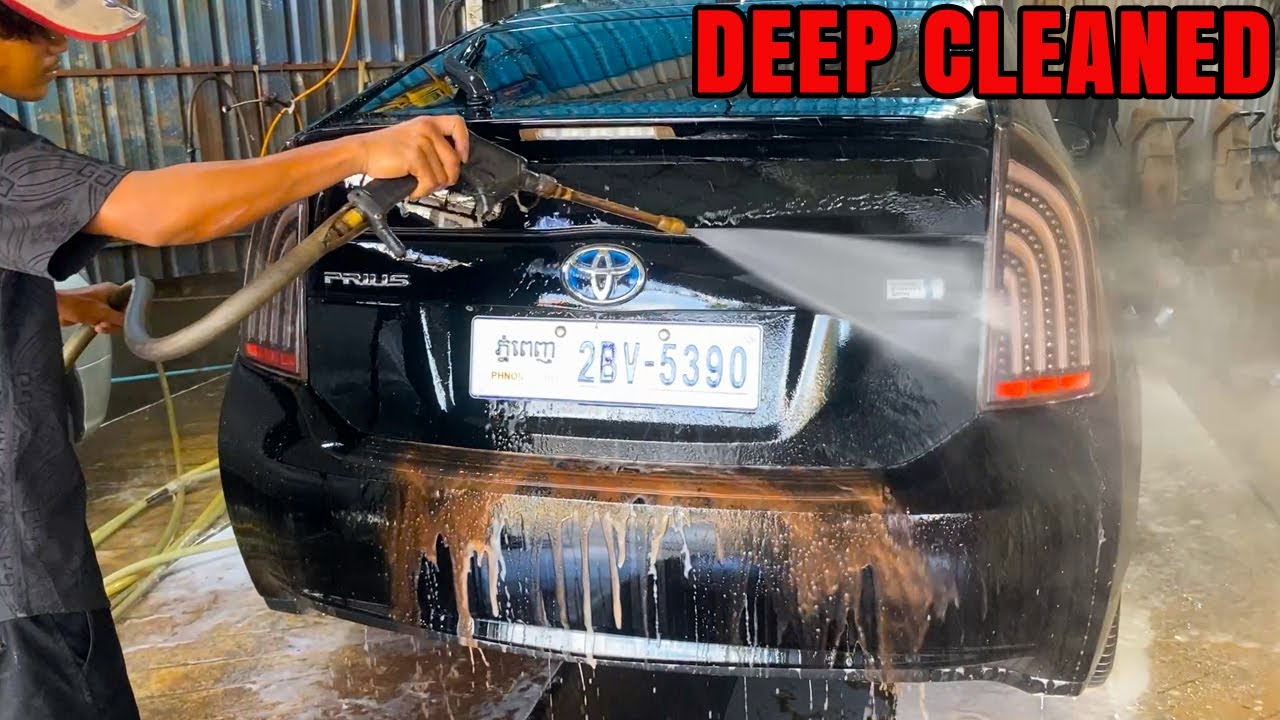 Toyota Prius Deep Car Wash – Satisfying & Relaxing Clean