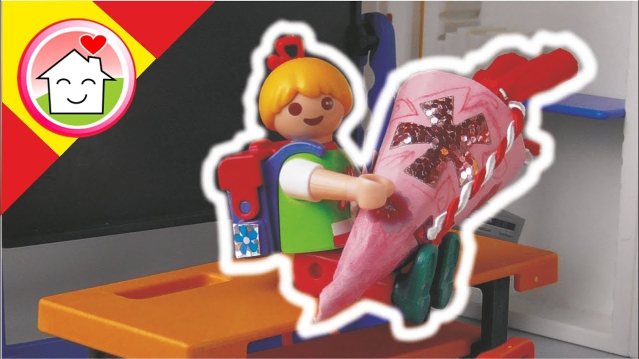 Playmobil en español El Primer Día de Cole - La familia Hauser cine infantil