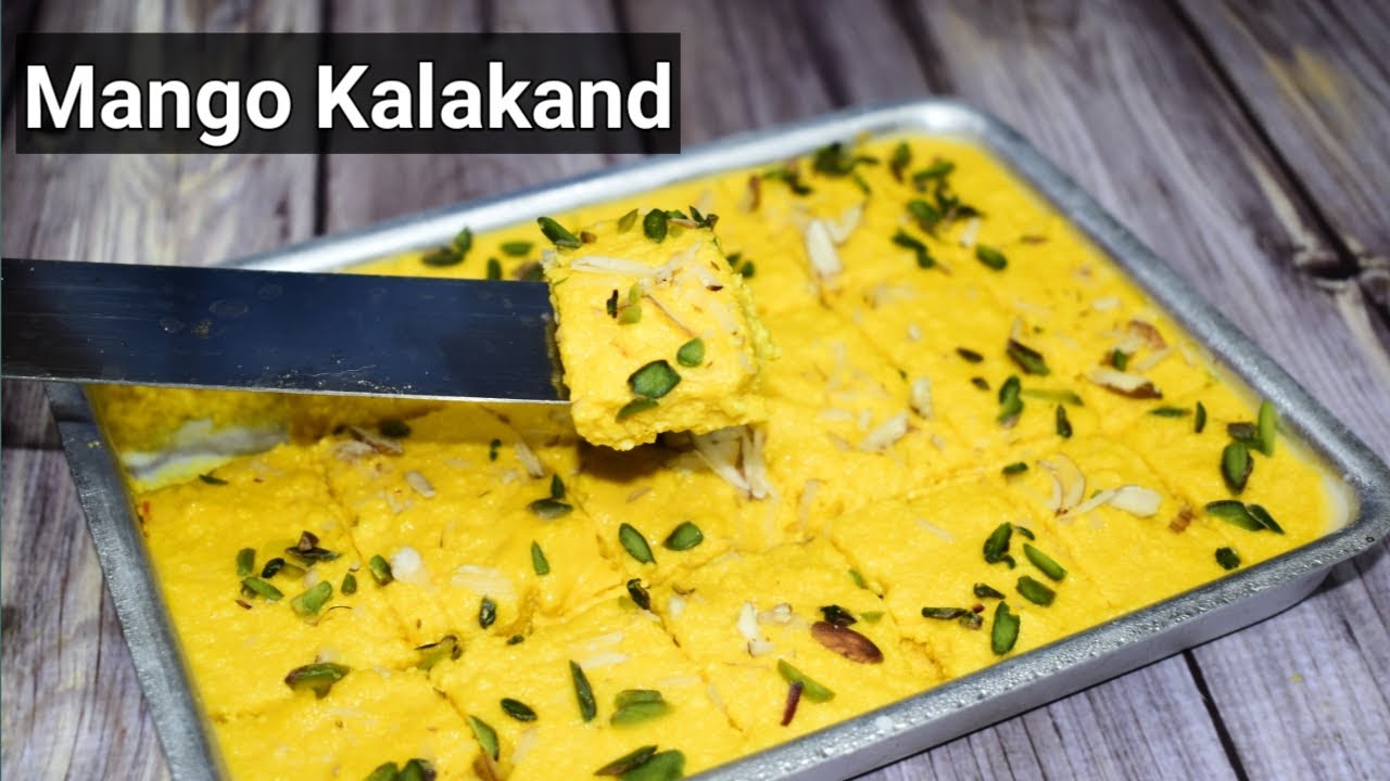 सबसे आसान और सही तरीका मैंगो कलाकंद आम कलाकंद | Aam kalakand | Mango Kalakand | Honest kitchen