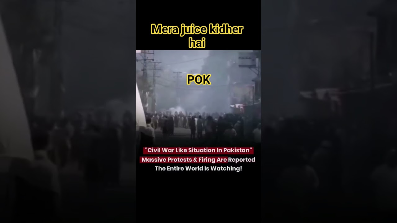 POK massive protest #geopolitics #news #khansir #internationalnews