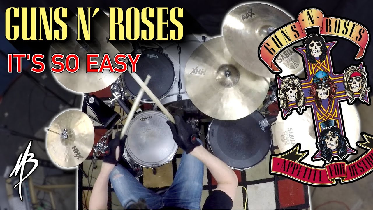 Guns N' Roses - It's So Easy - Drum Cover | MBDrums