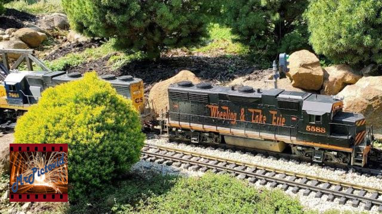 Large Scale Trains In The Backyard MM&G G Gauge Garden Railroad 8/21/2021