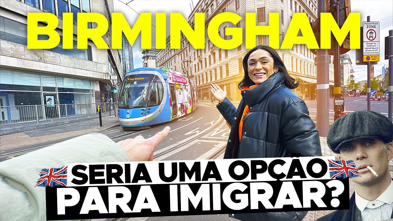 Conheça a cidade de BIRMINGHAM, a SEGUNDA MAIOR cidade da Inglaterra!