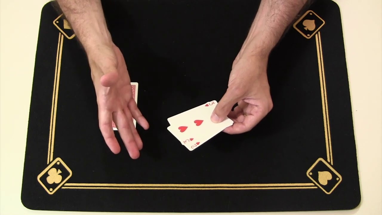 Truco de magia con tres cartas - El trilero.