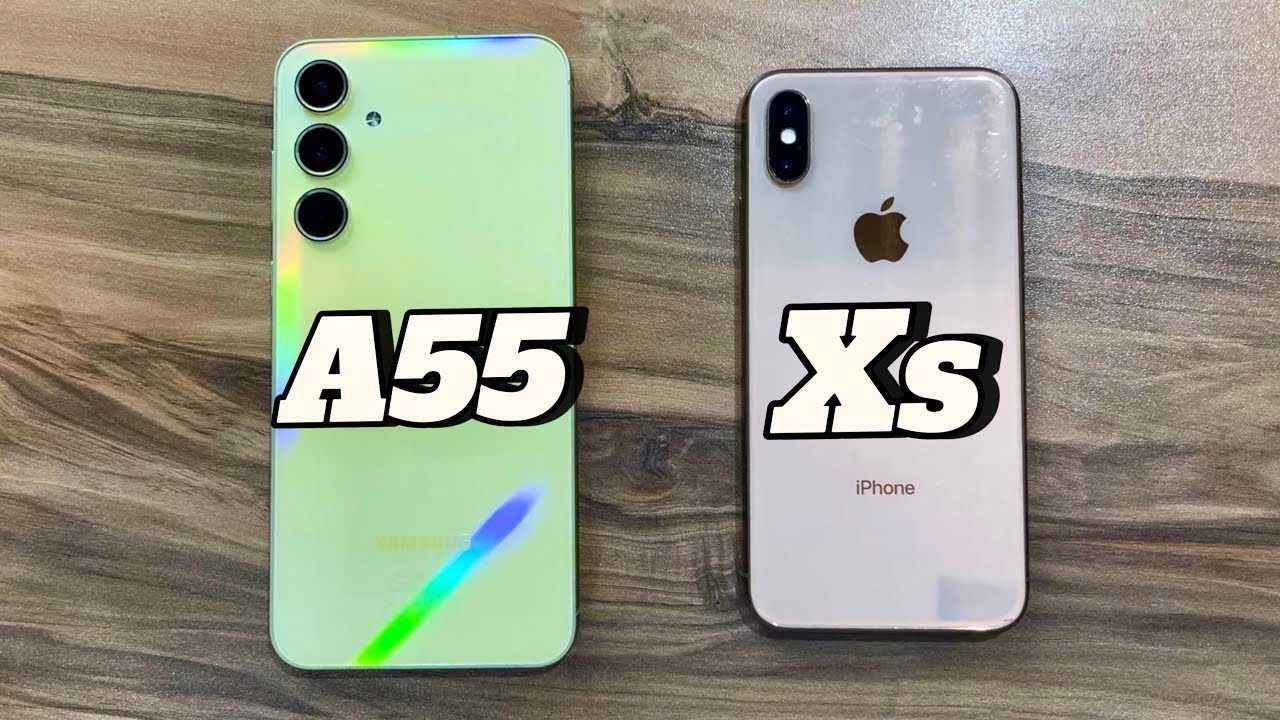 Samsung Galaxy A55 vs iPhone Xs