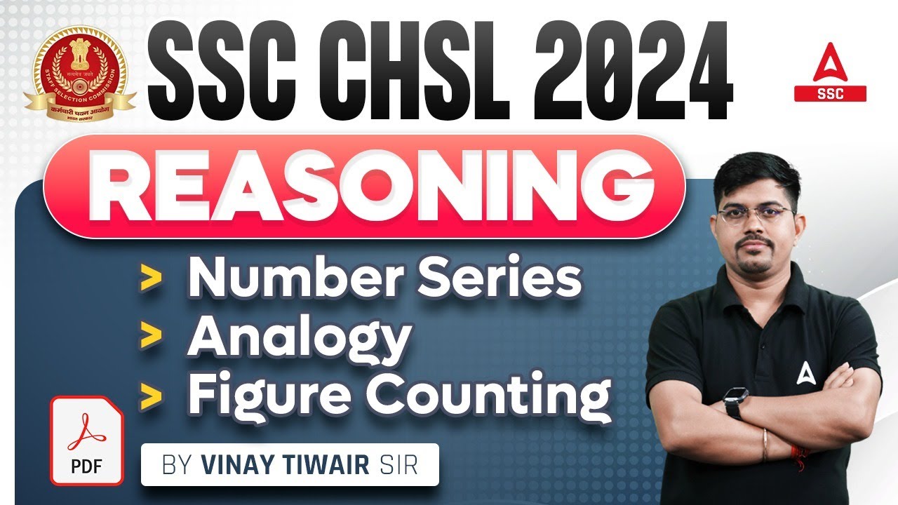 SSC CHSL 2024 | SSC CHSL Reasoning By Vinay Tiwari | CHSL Reasoning