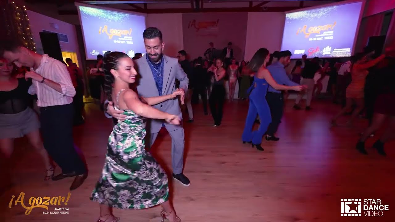 Panagiotis Aglamisis & Giulia Michelini ~ social dancing @ A Gozar Arachova Salsa Bachata Meeting