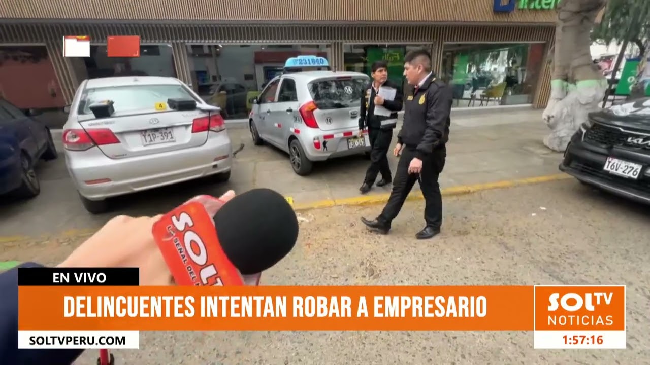 Trujillo: Delincuentes intentan robar a empresario