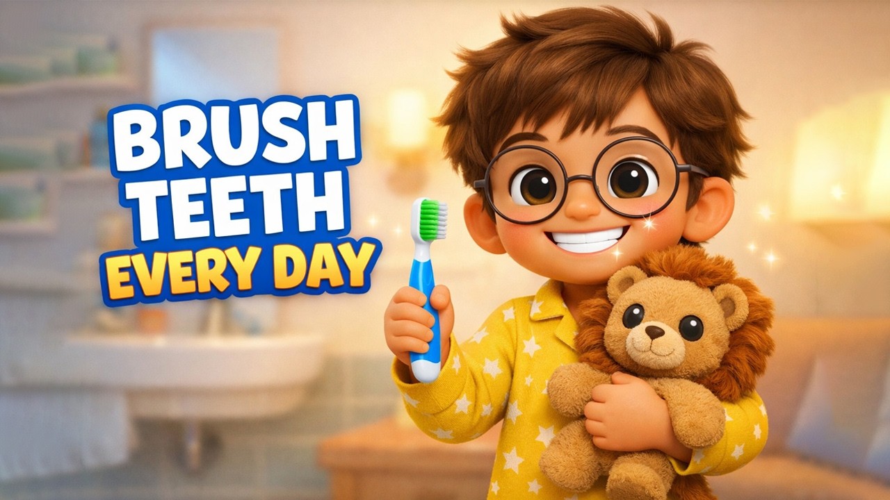 Brush Your Teeth Every Day 🪥 | Good Habits for Kids | Learn with Leo & Bravey