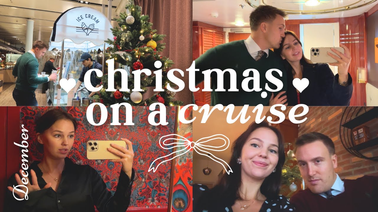 Our First Christmas Together 🎅 Family Cruise, Scary Santa and Date Night in Stockholm 🛥️✨