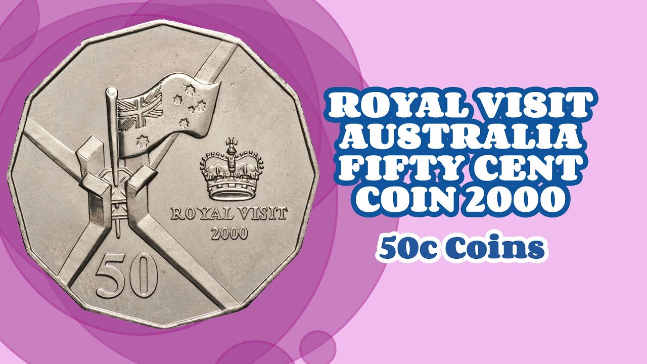 ROYAL VISIT AUSTRALIA FIFTY CENT COIN 2000 (50c Coins)